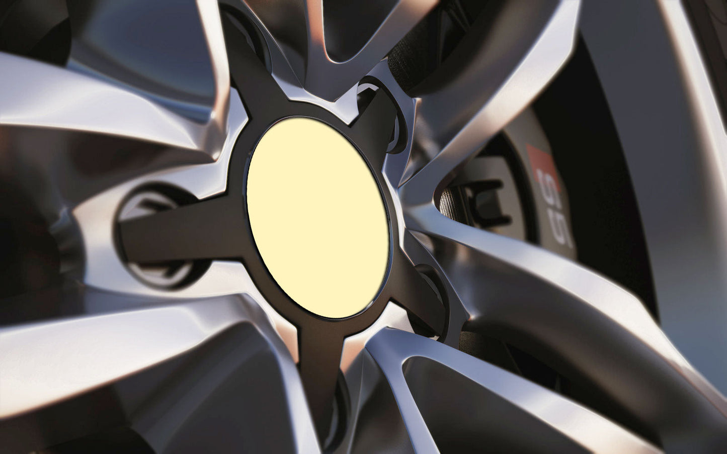 Upload Your Own Custom Design Universal Fit Alloy Wheel Centre Cap Badges (Pack of 4)