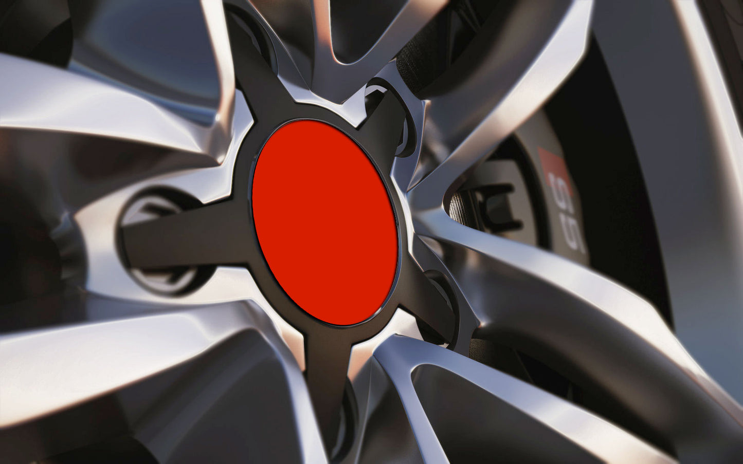 Upload Your Own Custom Design Universal Fit Alloy Wheel Centre Cap Badges (Pack of 4)