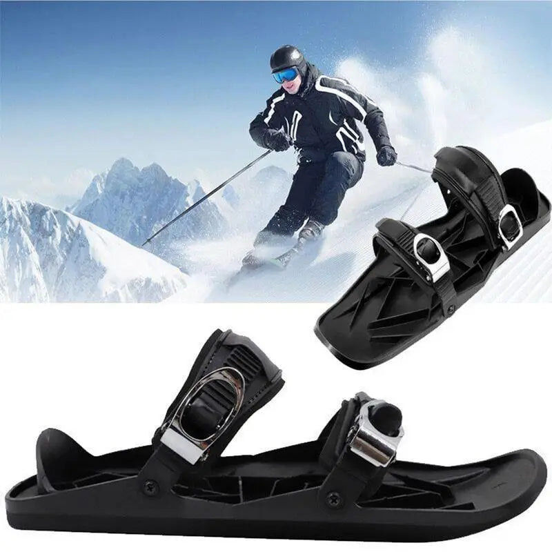 Mini Ski Skates - Adjustable Snow Shoes